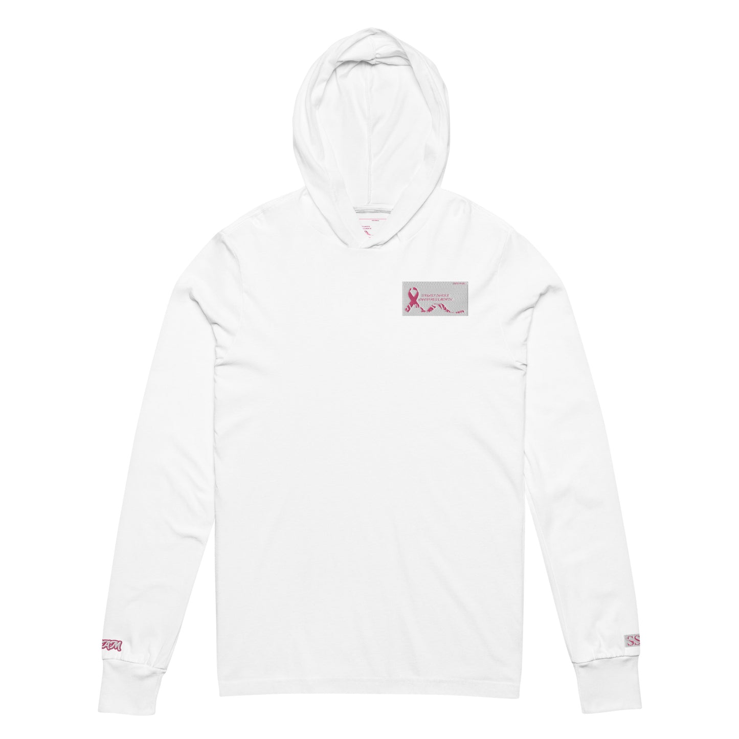 Breast Cancer Awareness Month Hooded Long-Sleeve Tee